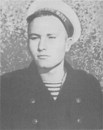 В.М. Шукшин во время службы на Черноморском флоте
